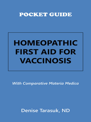 cover image of Pocket Guide Homeopathic First Aid for Vaccinosis